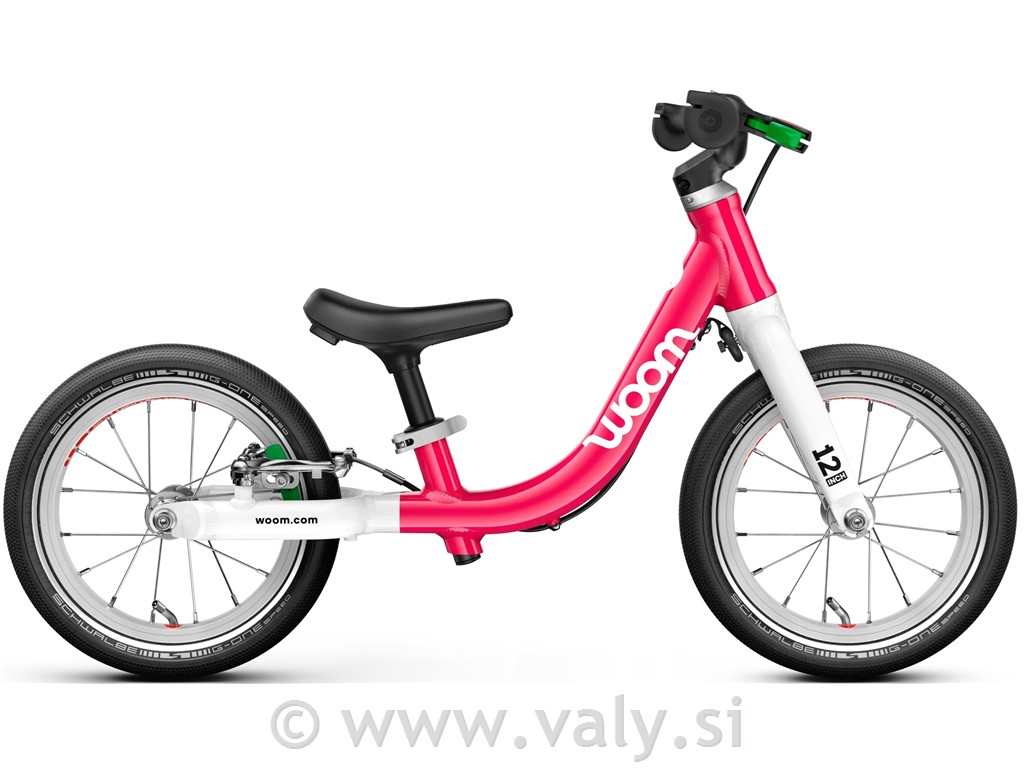 WOOM GO 1 poganjalec powder pink - roza