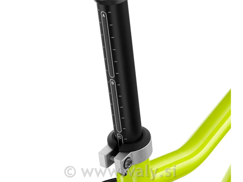 WOOM GO 2 otroško kolo neon lime LTD