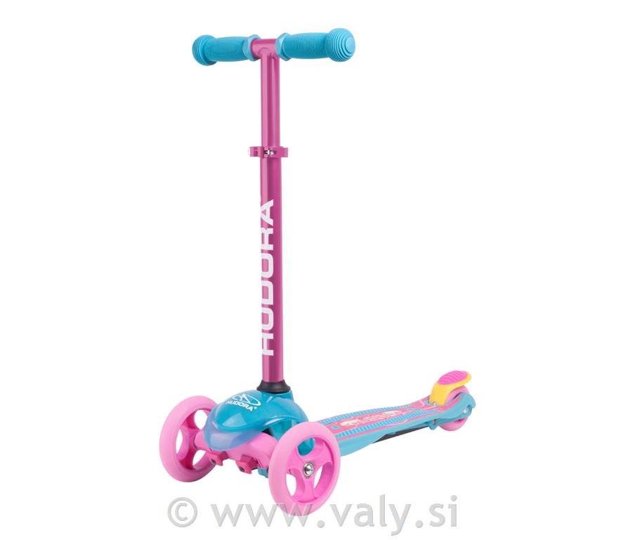 Hudora otroški skiro Flitzkids 2.0 wonders roza