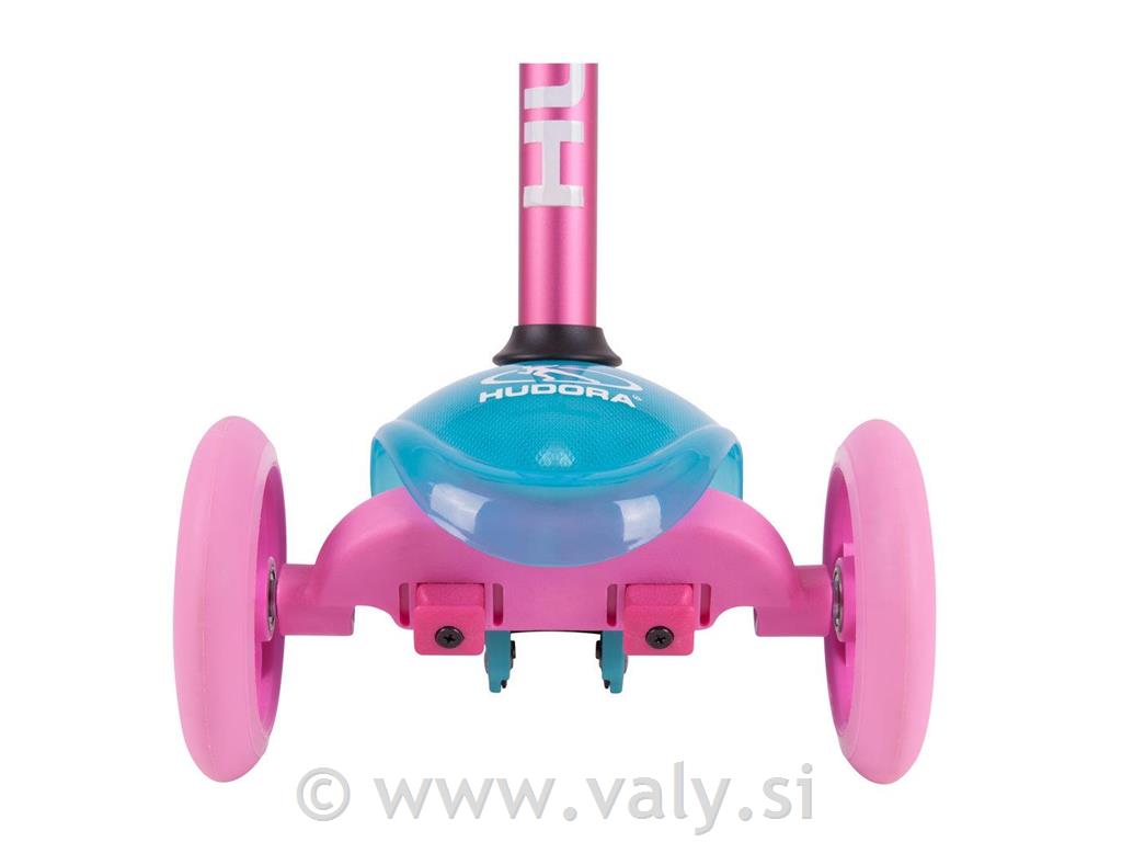 Hudora otroški skiro Flitzkids 2.0 wonders roza