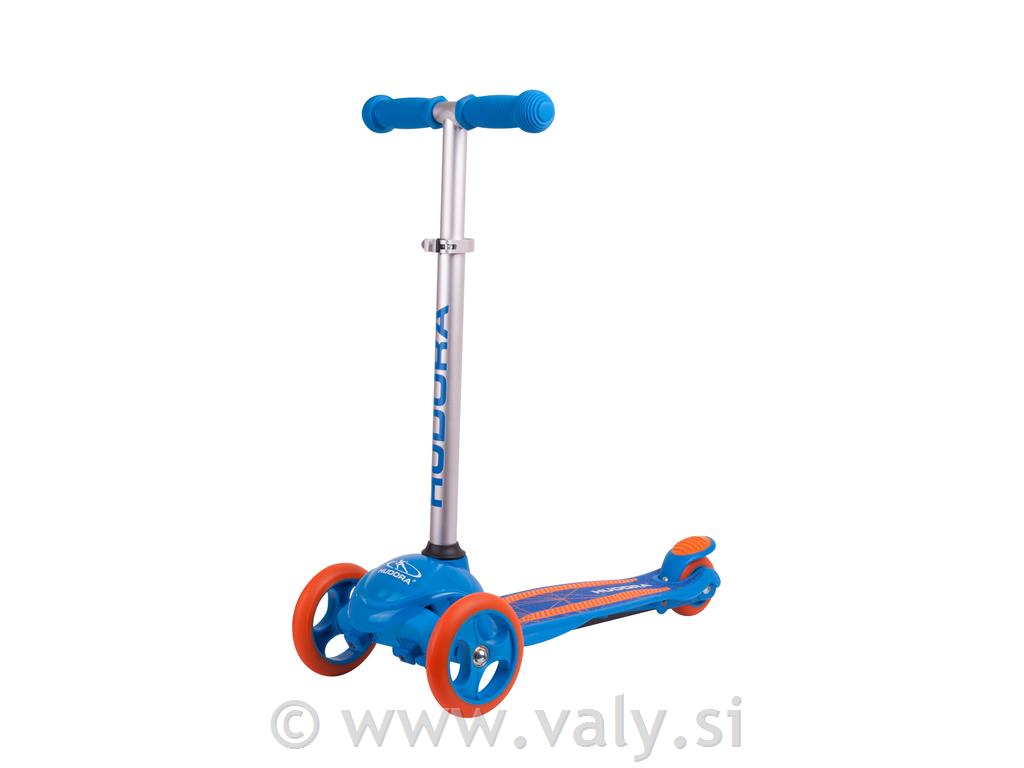 Hudora otroški skiro Flitzkids 2.0 modro-oranžen