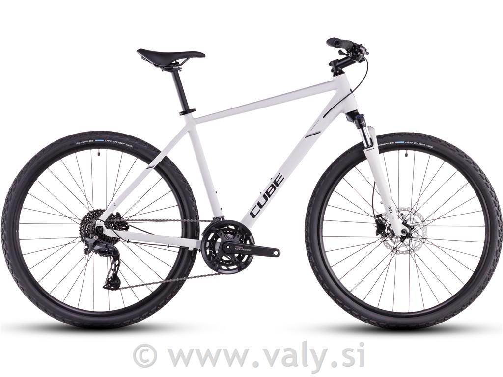Cube treking kolo NATURE Pro bela - siva (cotton´n´grey)