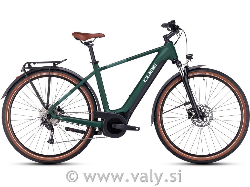 Cube moško električno kolo Touring Hybrid ONE 625 zelena