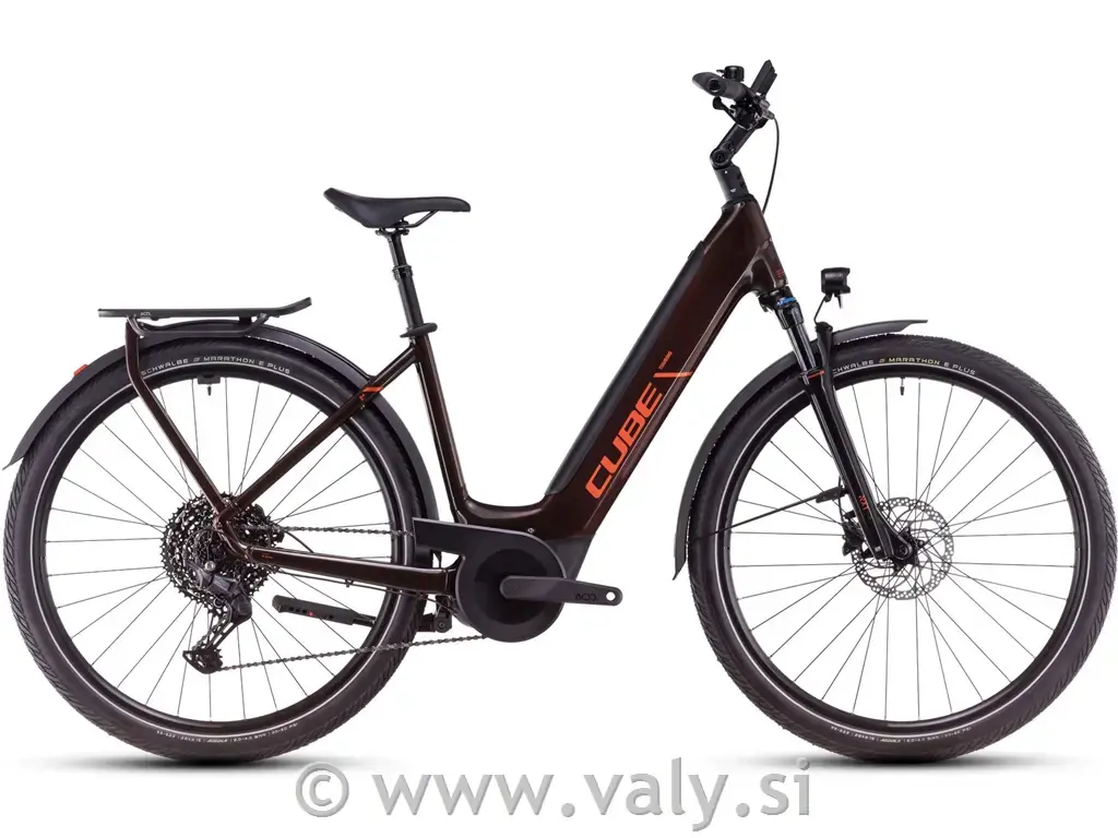 Cube električno kolo Touring Hybrid PRO 625 EE črna oranžna
