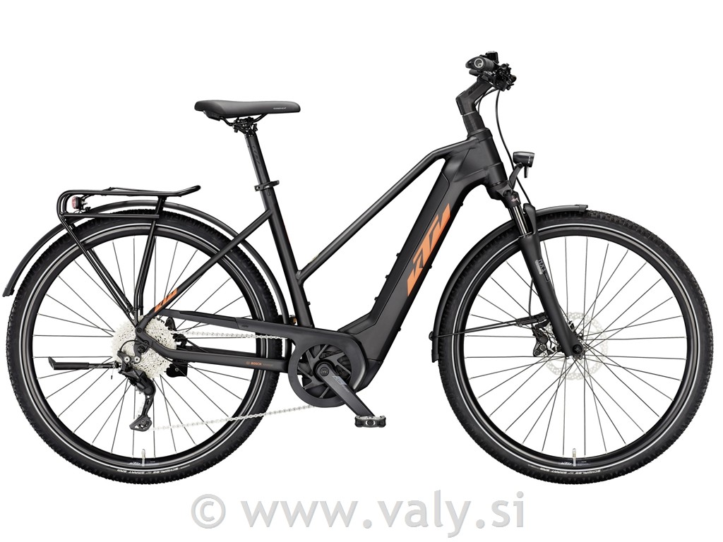KTM žensko električno kolo Macina Sport CX750 LTD64 mat črna