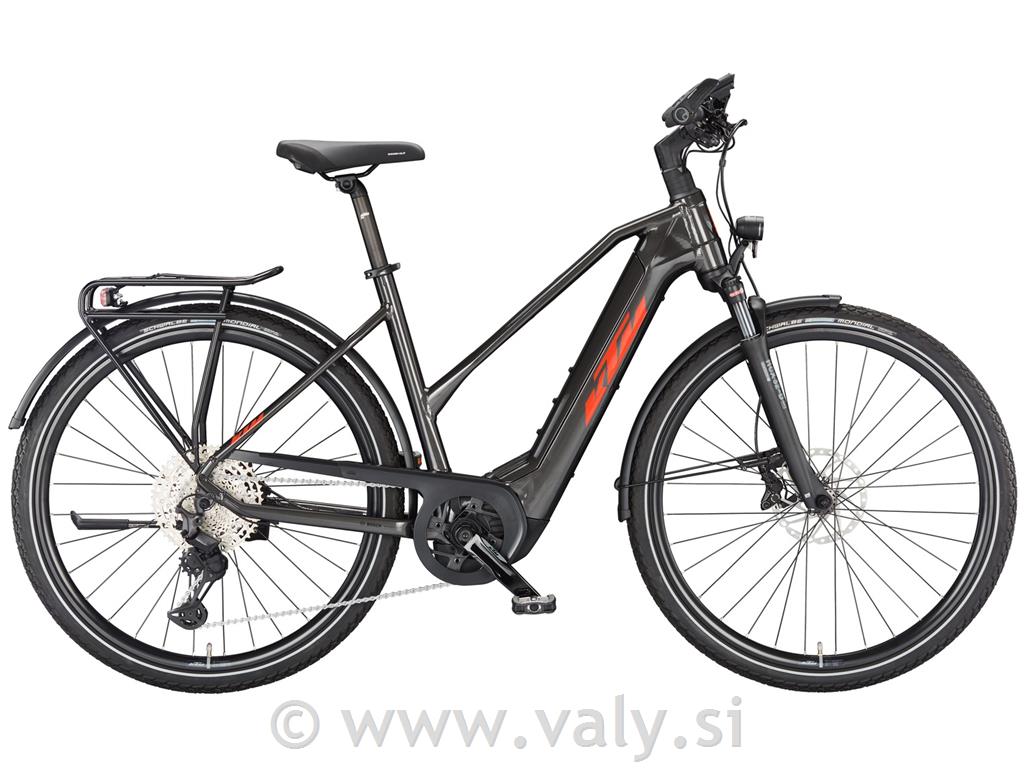 KTM žensko električno kolo Macina Sport CX750 LTD64 mat črna