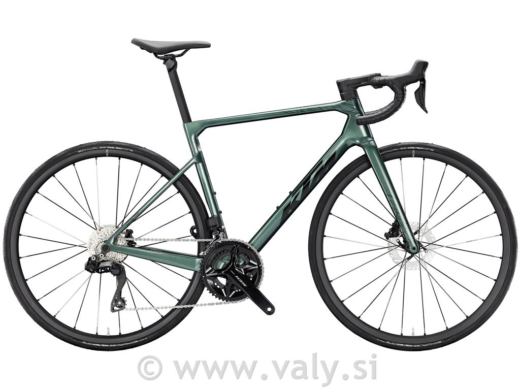 KTM cestno kolo Revelator Alto Elite Di2 zeleno črna
