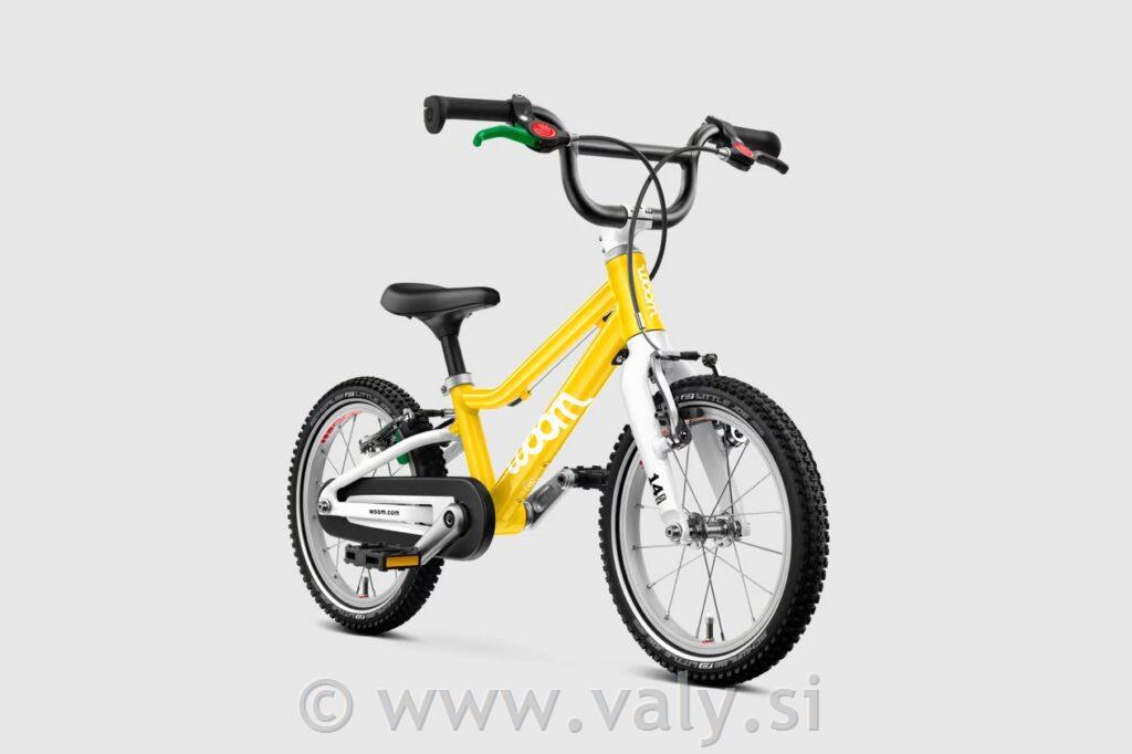 WOOM GO 3 AUTOMAGIC otroško kolo rumena