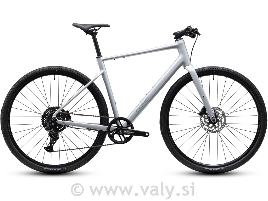 Cube kolo Nulane ONE srebrna (silverstar´n´reflex)