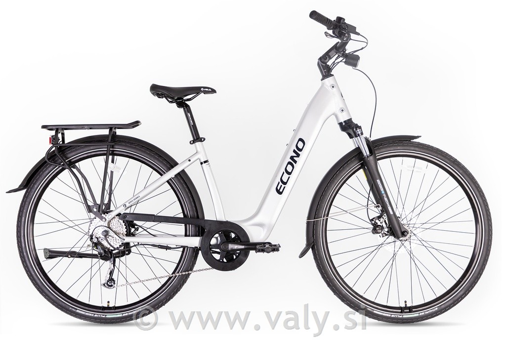Econo žensko električno kolo ECONO Apes CITY 28'' EER4 siva