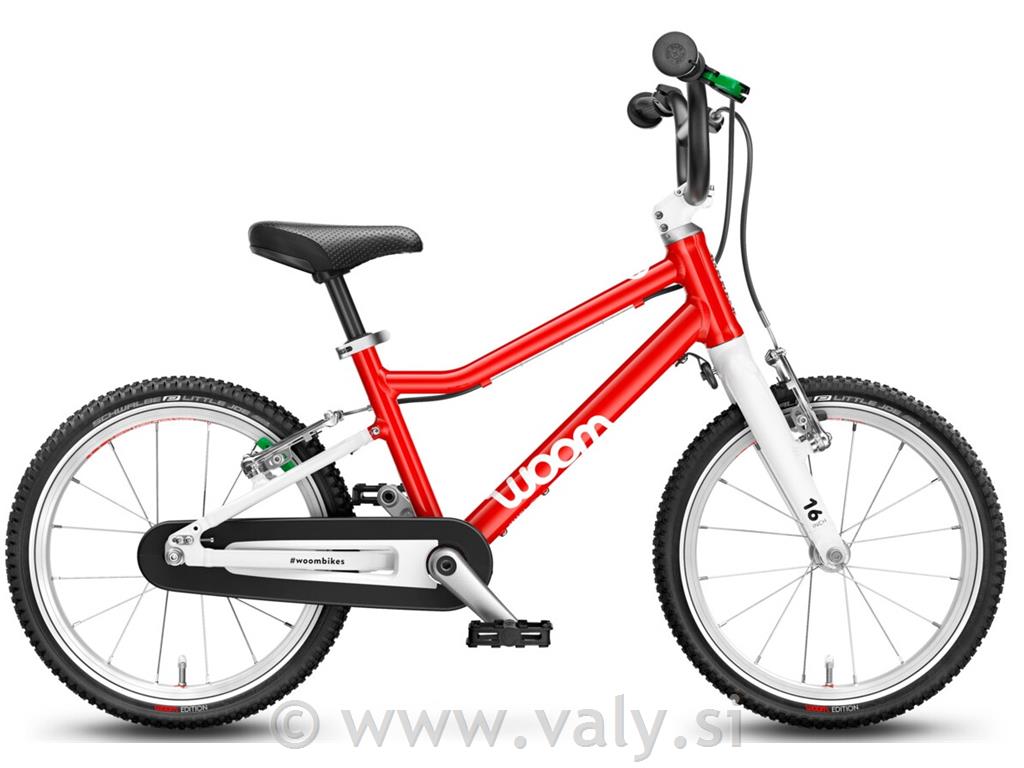 WOOM otroško kolo WOOM 3 16" rdeča