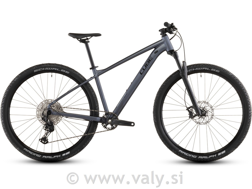 Cube gorsko kolo REACTION SLX siva (metallicgrey-n-black)