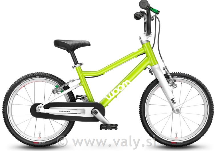 WOOM otroško kolo WOOM 3 16" zelena - lizard lime