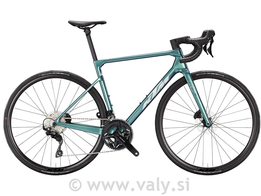 KTM cestno kolo Revelator Alto Pro royal teal (silver+black)