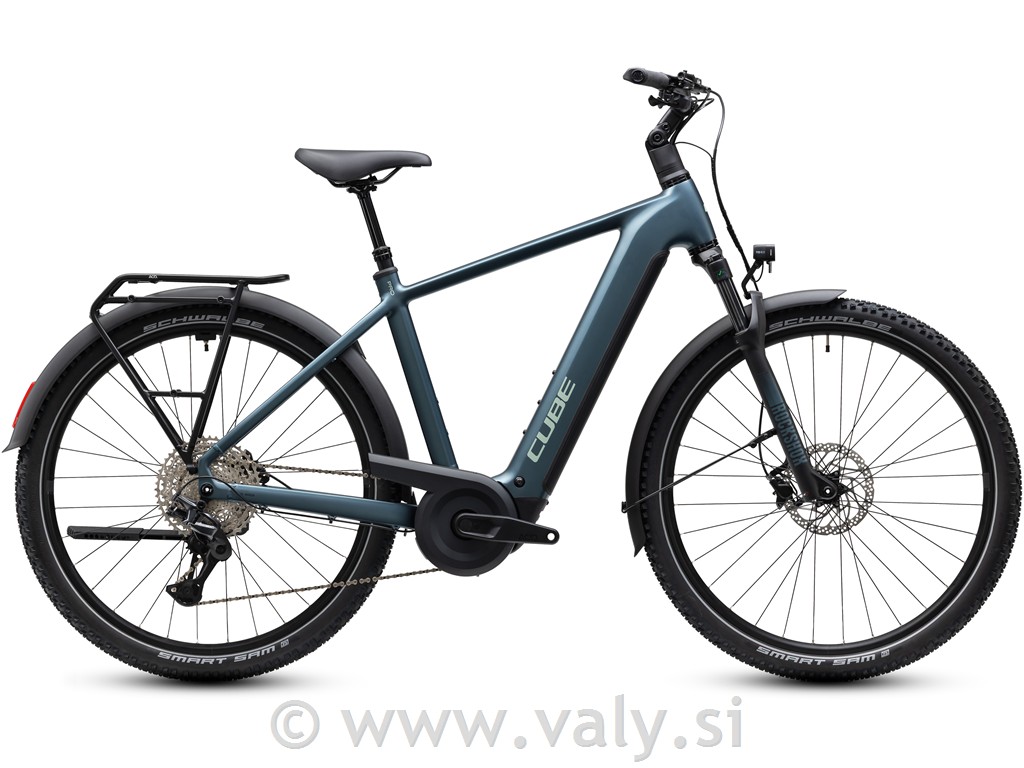Cube kolo Nuride Hybrid Pro 800 temno modra -deepteal´n´blue