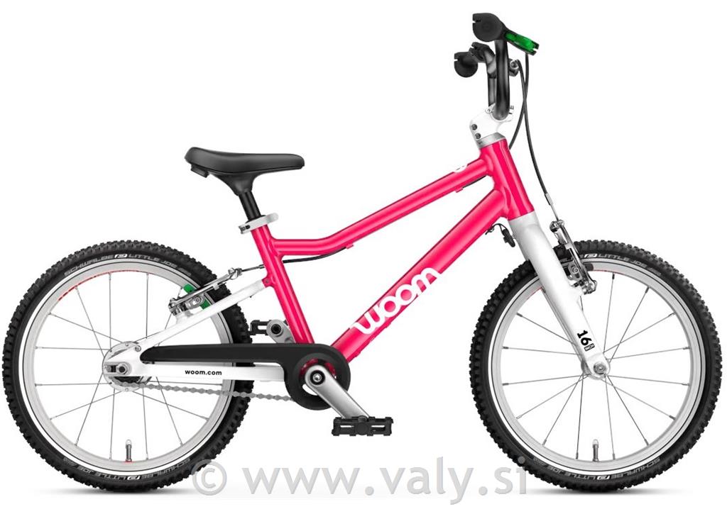 WOOM GO 3 AUTOMAGIC otroško kolo "hot pink" roza