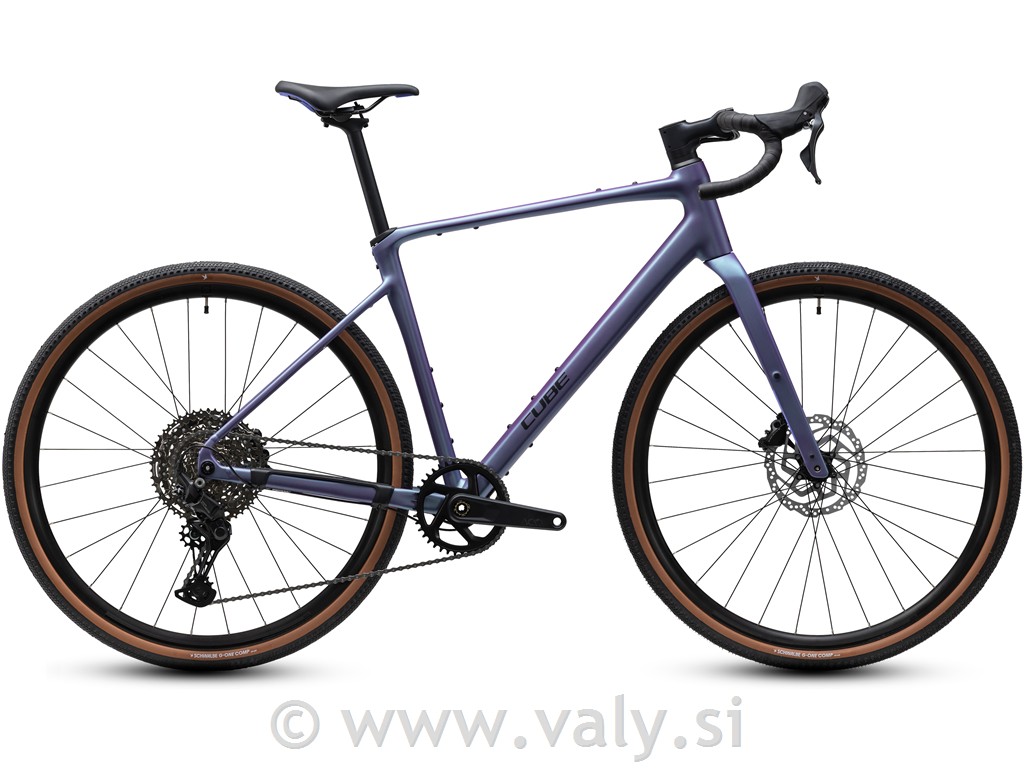 Cube gravel kolo Nuroad Pro vijolična (mysticpurple´n´black)