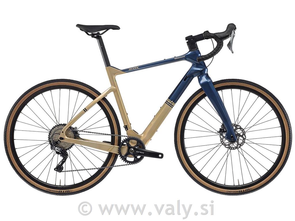 Bianchi gravel kolo Arcadex GRX 600 zlata-modra