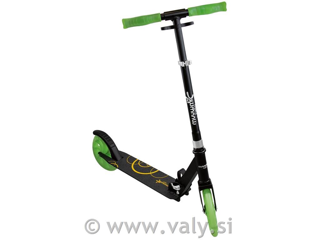 Muuvmi skiro Scooter Lights Glow 200mm črno-zelena