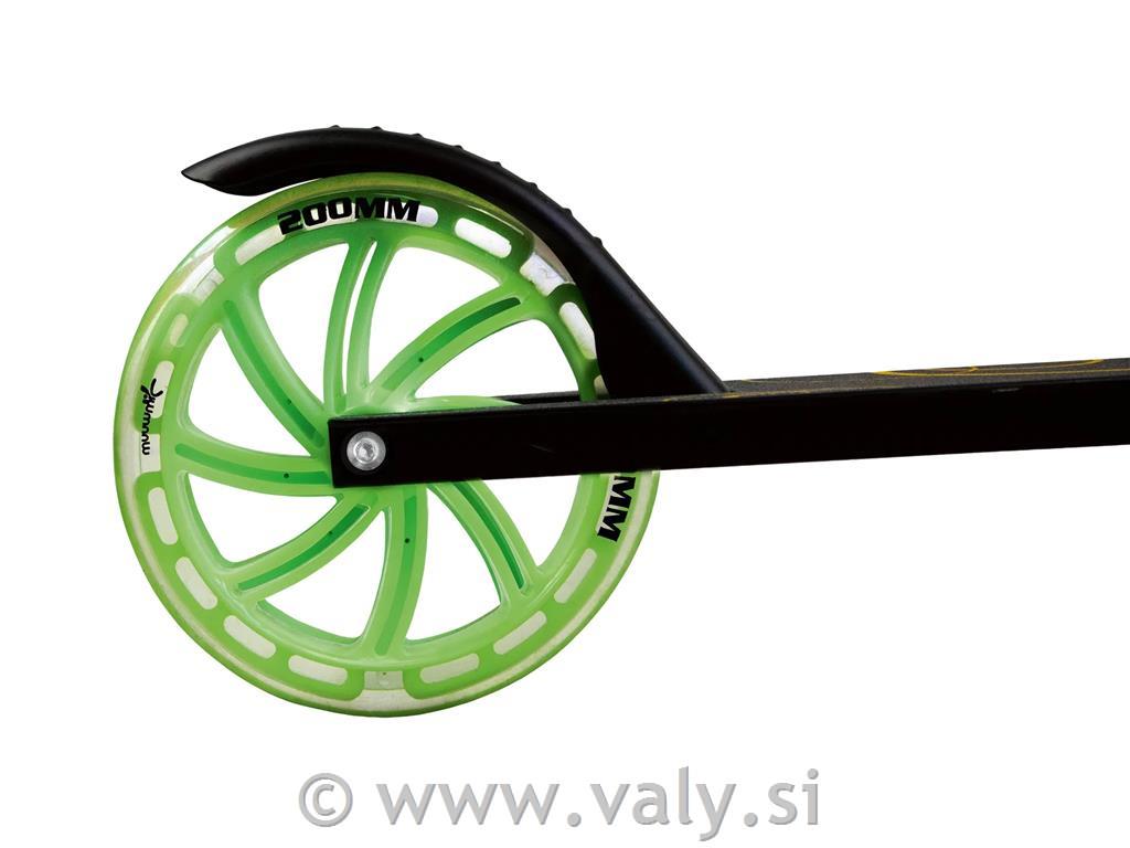 Muuvmi skiro Scooter Lights Glow 200mm črno-zelena