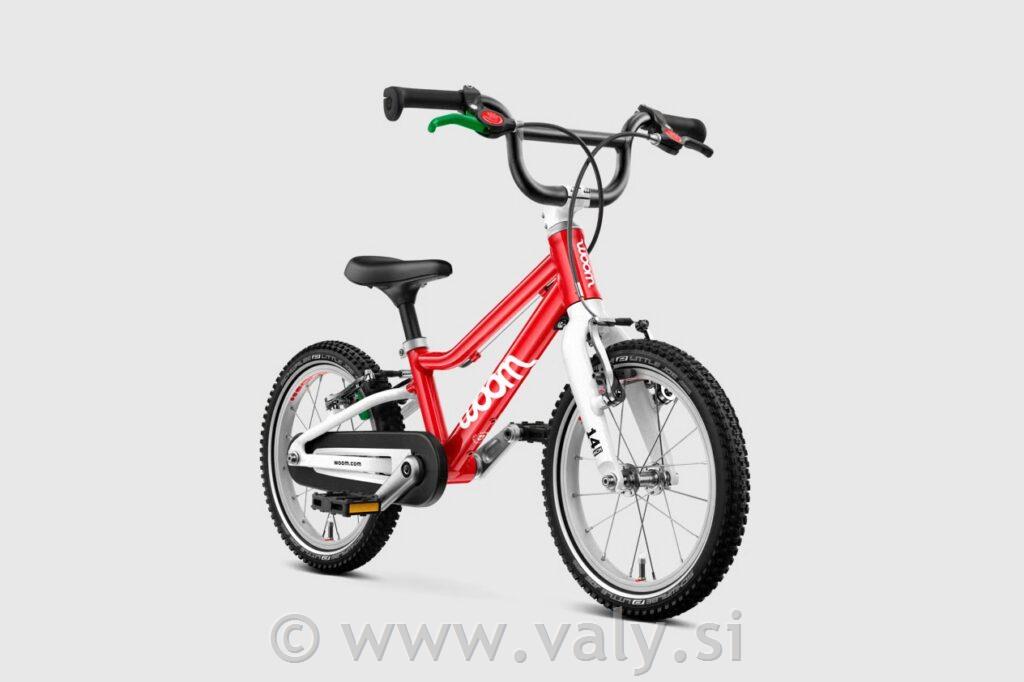 WOOM GO 2 otroško kolo rdeča