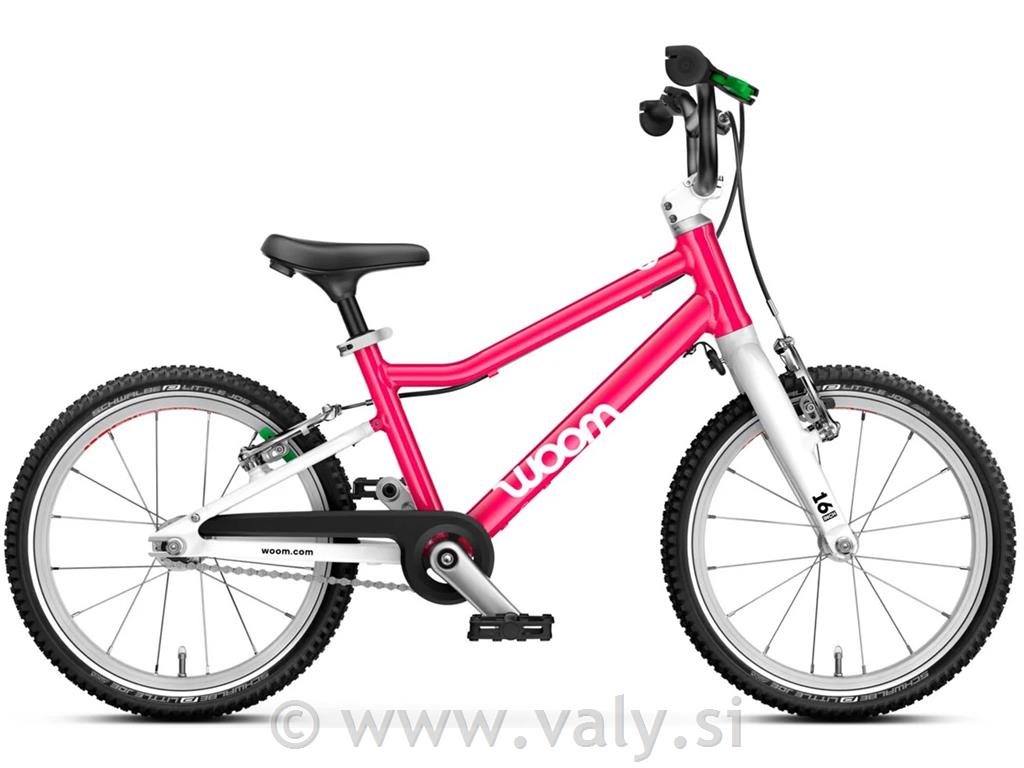 WOOM GO 3 otroško kolo roza "hot pink"