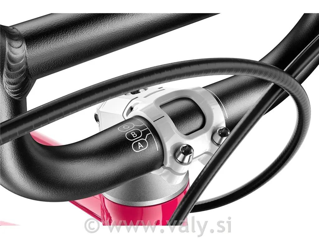 WOOM GO 3 otroško kolo roza "hot pink"