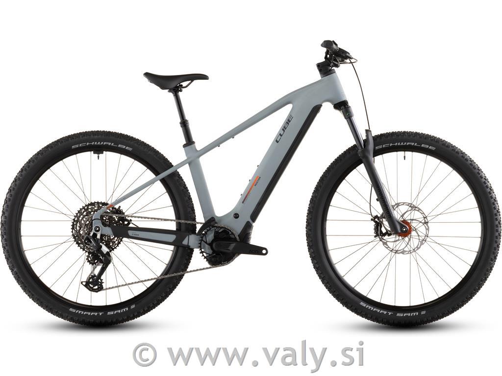 Cube kolo Reaction Hybrid RACE 800 siva (vulcan´n´orange)