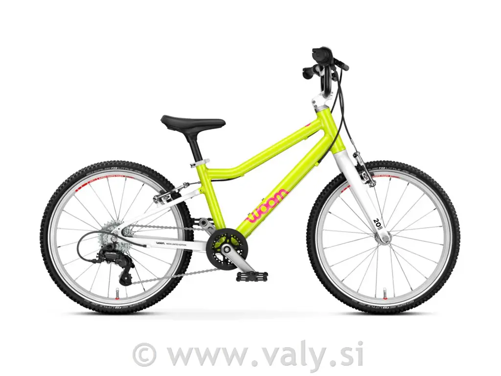 WOOM GO 4 otroško kolo neon lime LTD