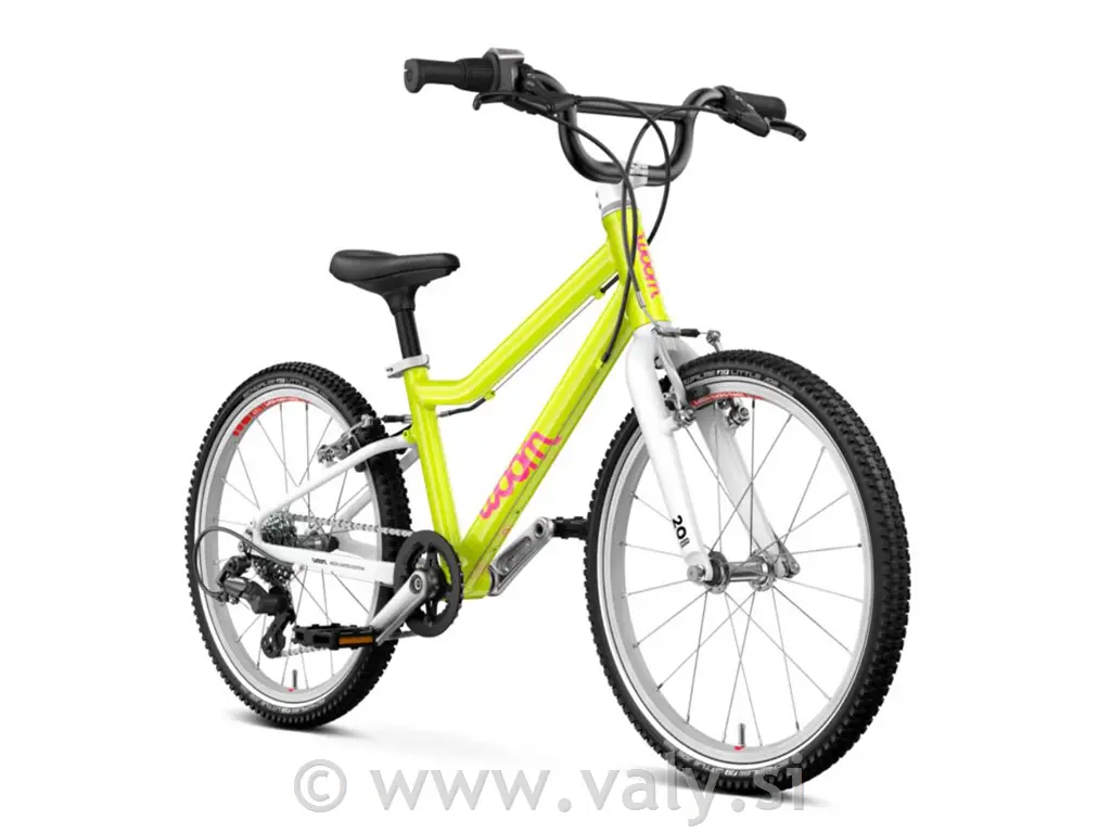 WOOM GO 4 otroško kolo neon lime LTD
