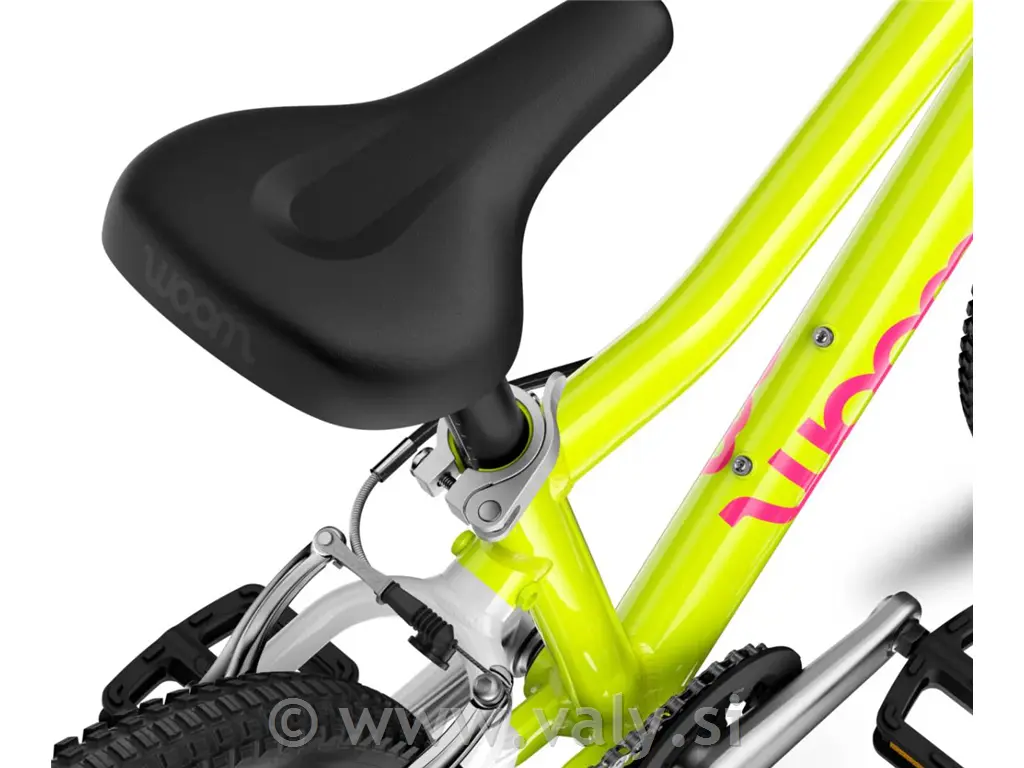 WOOM GO 4 otroško kolo neon lime LTD