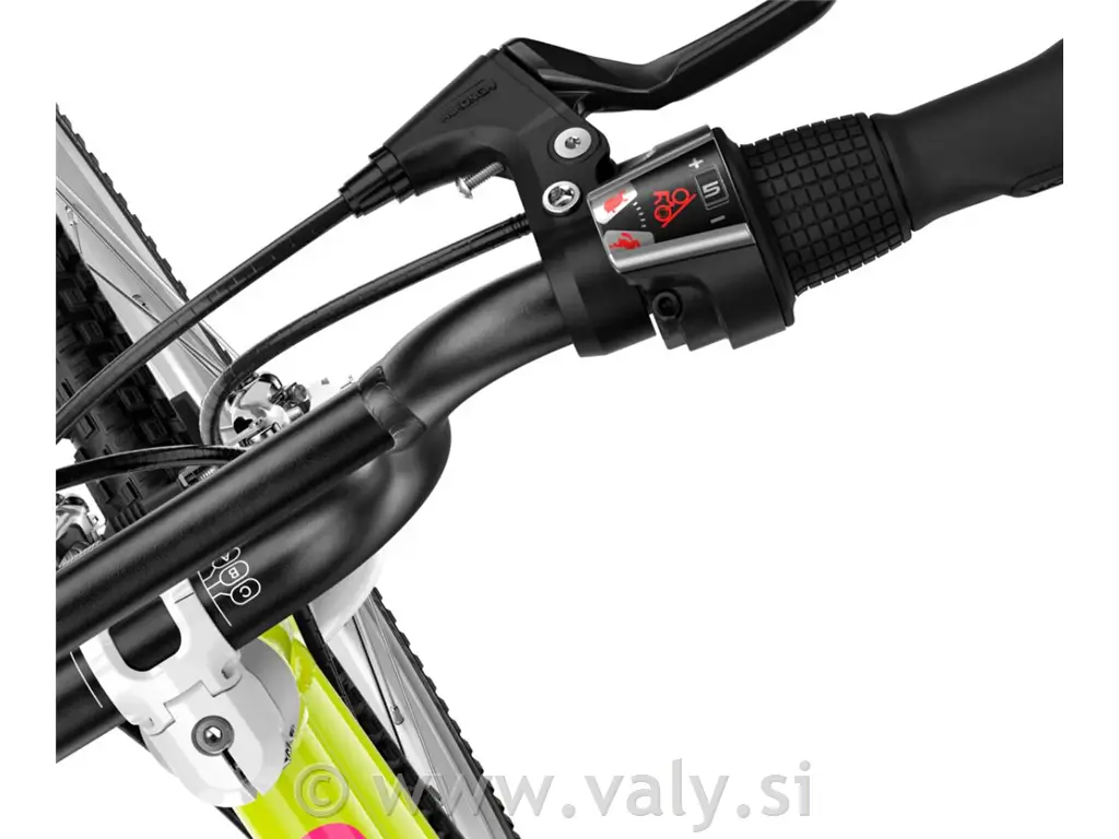 WOOM GO 4 otroško kolo neon lime LTD