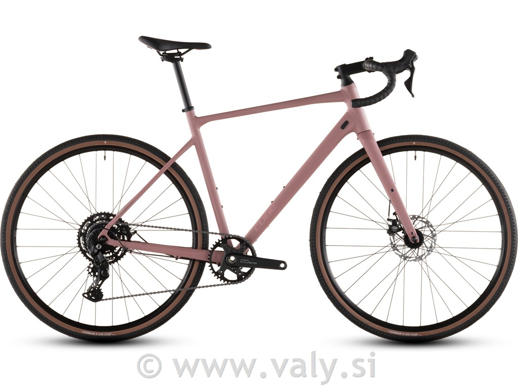 Cube gravel kolo Nuroad One roza (ruby´n´puce)