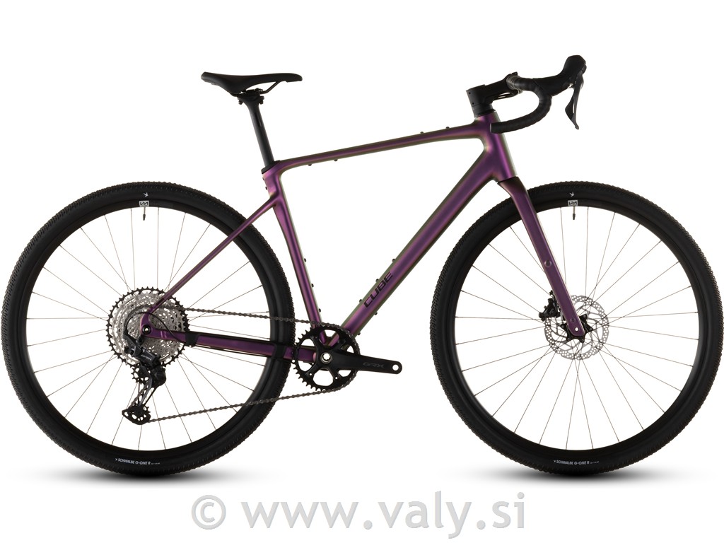 Cube gravel kolo Nuroad SLX vijolična-roza (molotov´n´black)