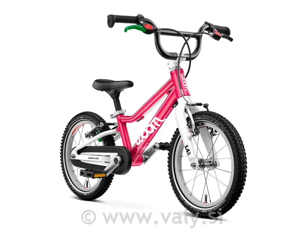 WOOM GO 2 otroško kolo roza (hot pink)