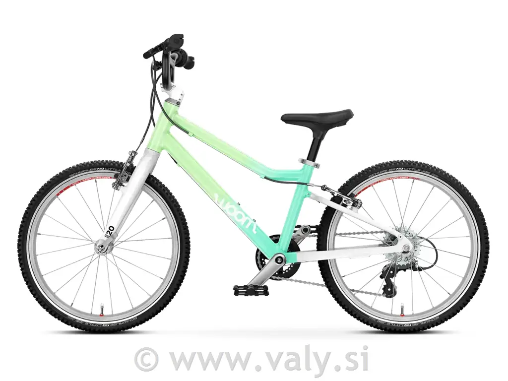 WOOM GO 4 otroško kolo mint zelena (splushmint crush) LTD