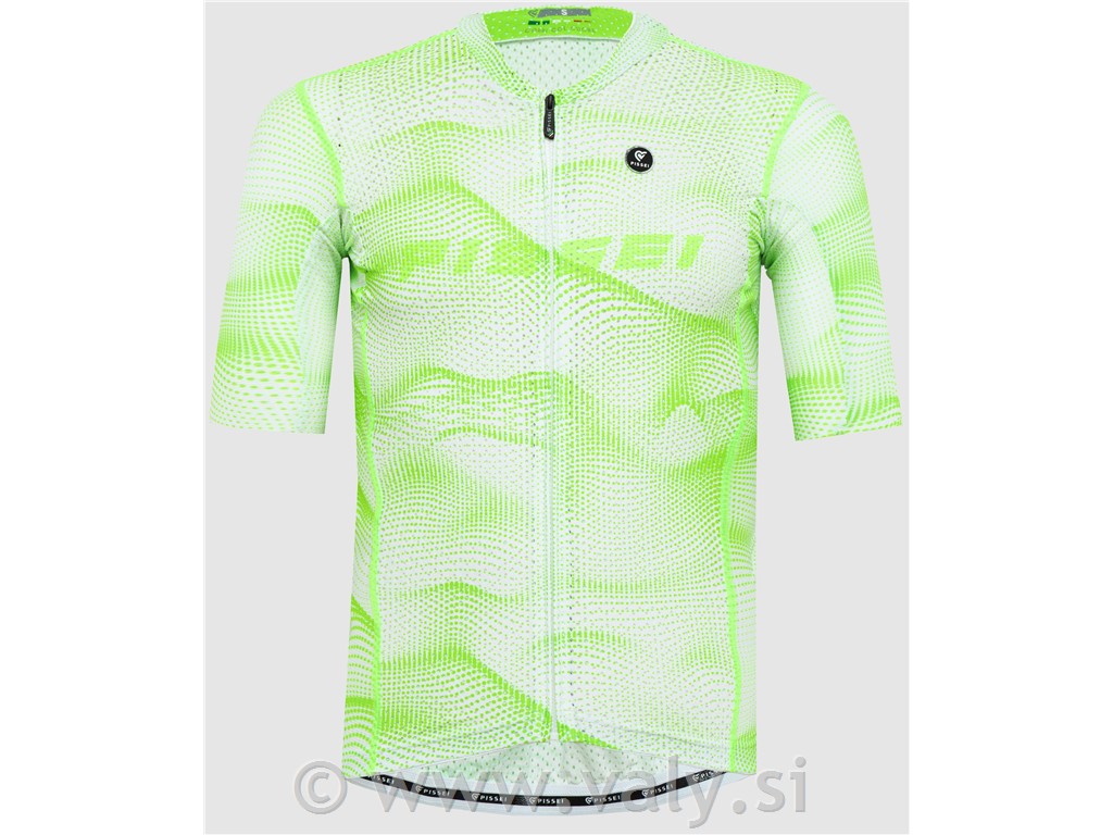 Pissei majica Sanremo kratka majica bela fluo