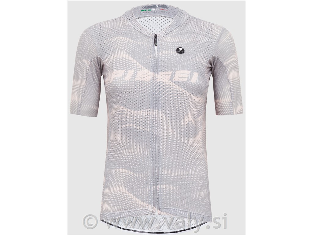 Pissei ženska majica Sanremo kratka majica siva - roza