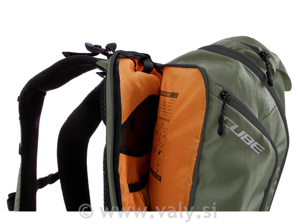 Cube nahrbtnik VERTEX 16 TM olivno zelena