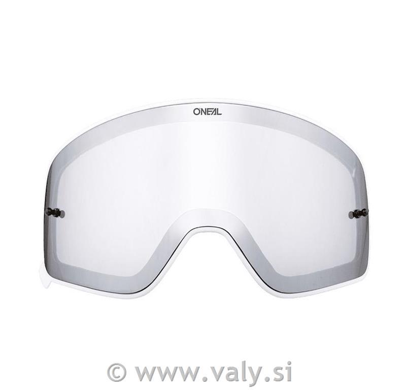 O`Neal nadomestno steklo B-50 prozorno steklo srebrna/clear