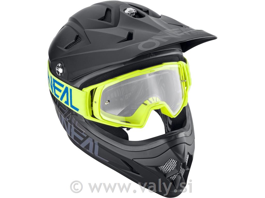 O`Neal goggle očala B-20 FLAT fluo rumena clear
