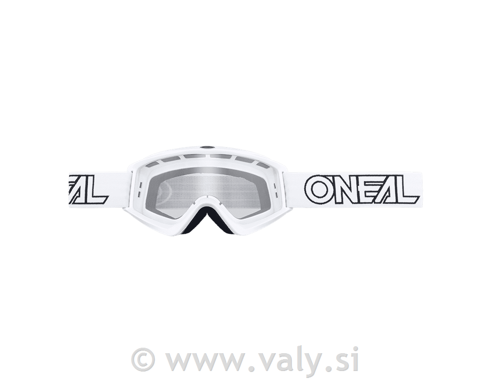 O`Neal očala B-Zero bela - clear steklo