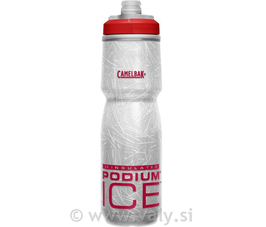CamelBak termo bidon Podium ICE 0,62l rdeča-siva