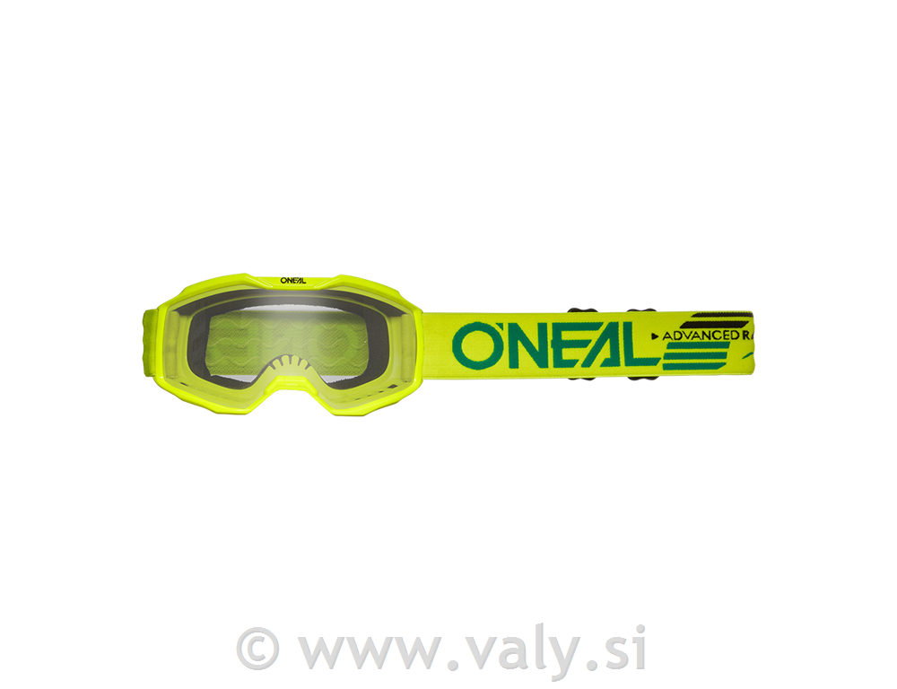 O`Neal goggle očala B-10 SOLID KID rumena clear steklo