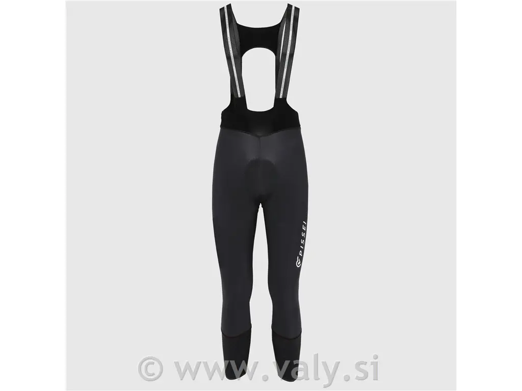 Pissei termo kolesarske hlače Monviso bib tights siva