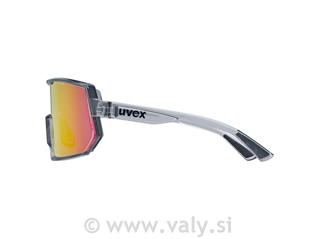 Uvex očala SPORTSTYLE 235 transparent / rdeče zrcalno steklo