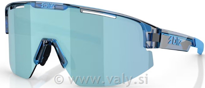 Bliz očala Matrix transparent modra; ledeno modro steklo