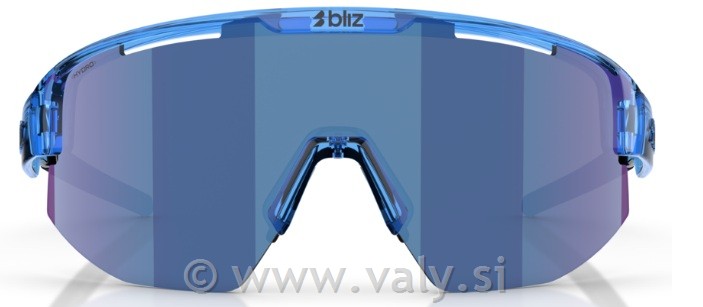Bliz očala Matrix transparent modra; modro steklo