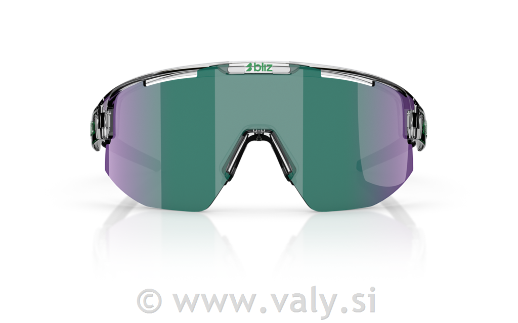 Bliz očala Matrix Small transparent; zeleno steklo