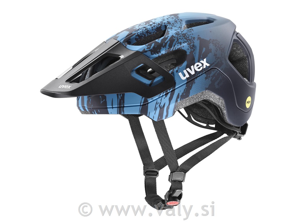 Uvex čelada React MIPS Jr "azure-deep space matt "